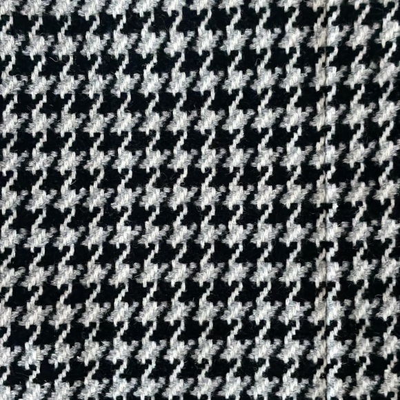 Gorgeous Express Blazer Jacket in Plaid Black White Lined Jacket w pockets sz L - Picture 9 of 11